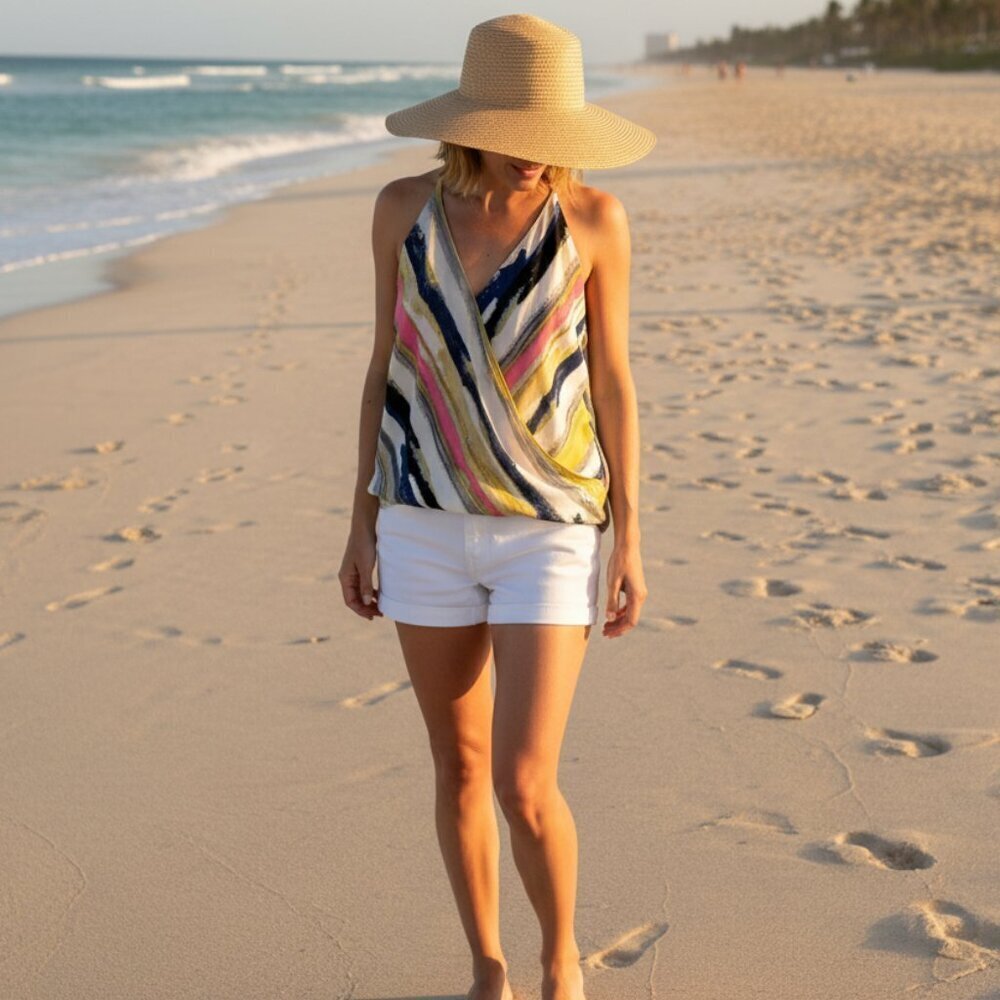 Effortless! 25 South Racerback Summer Top — (Size S)